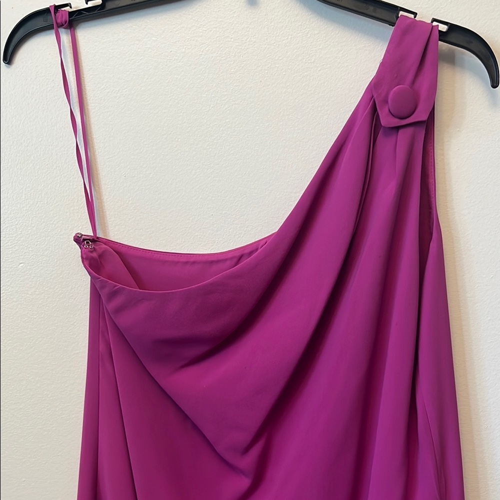 Tory Burch Silk One shoulder Cocktail Dress